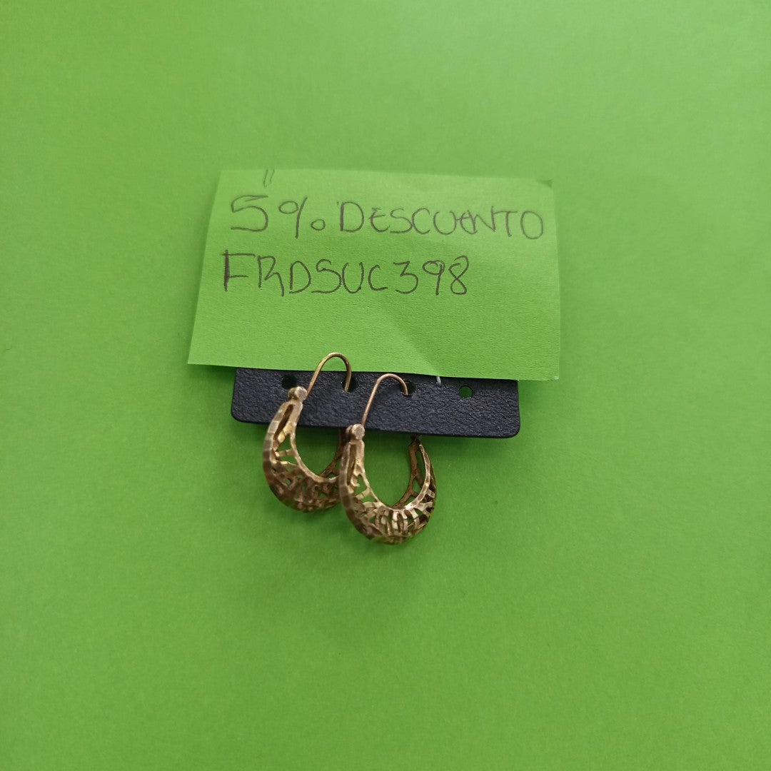 ARRACADAS PAR ORO 8 K 2,10 GRMS (SEMINUEVO)