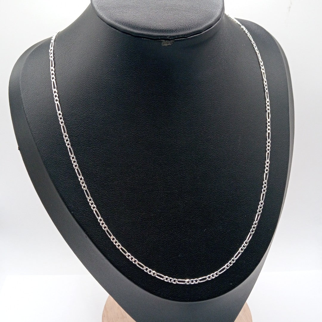 CADENA TEJIDO 3X1 PLATA .925 55 CM 4.4 GR (NUEVO)