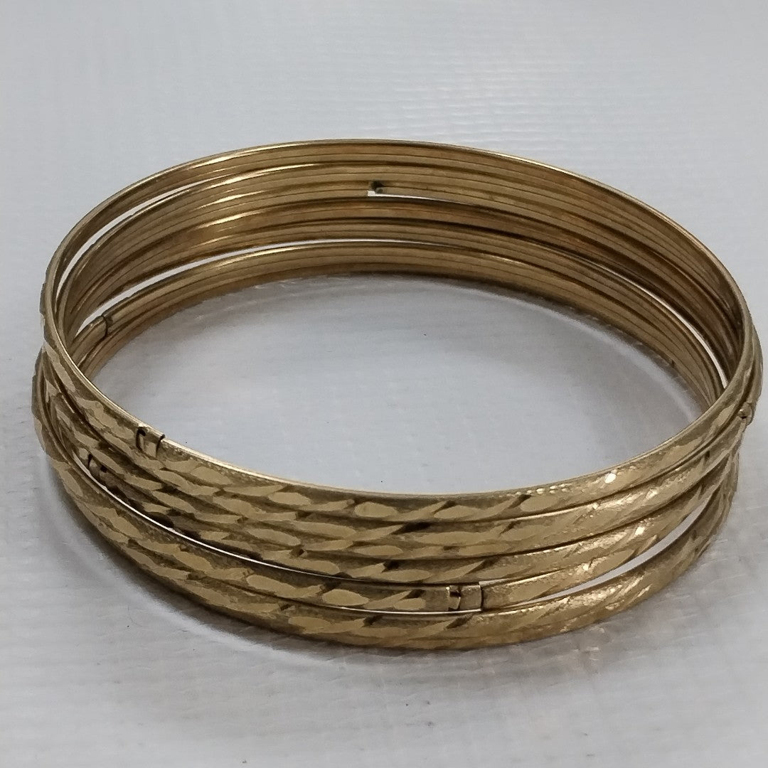 SEMANARIO DE PULSERAS ORO 10 K 26.2 GRMS (SEMINUEVO)