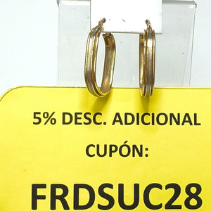 ARRACADAS PAR ORO 10 K 5.4 GRMS (SEMINUEVO)