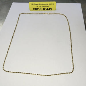 CADENA ORO 14 K 9.2 GRMS (SEMINUEVO)