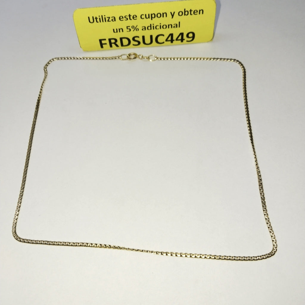 CADENA ORO 14 K 4.8 GRMS (SEMINUEVO)