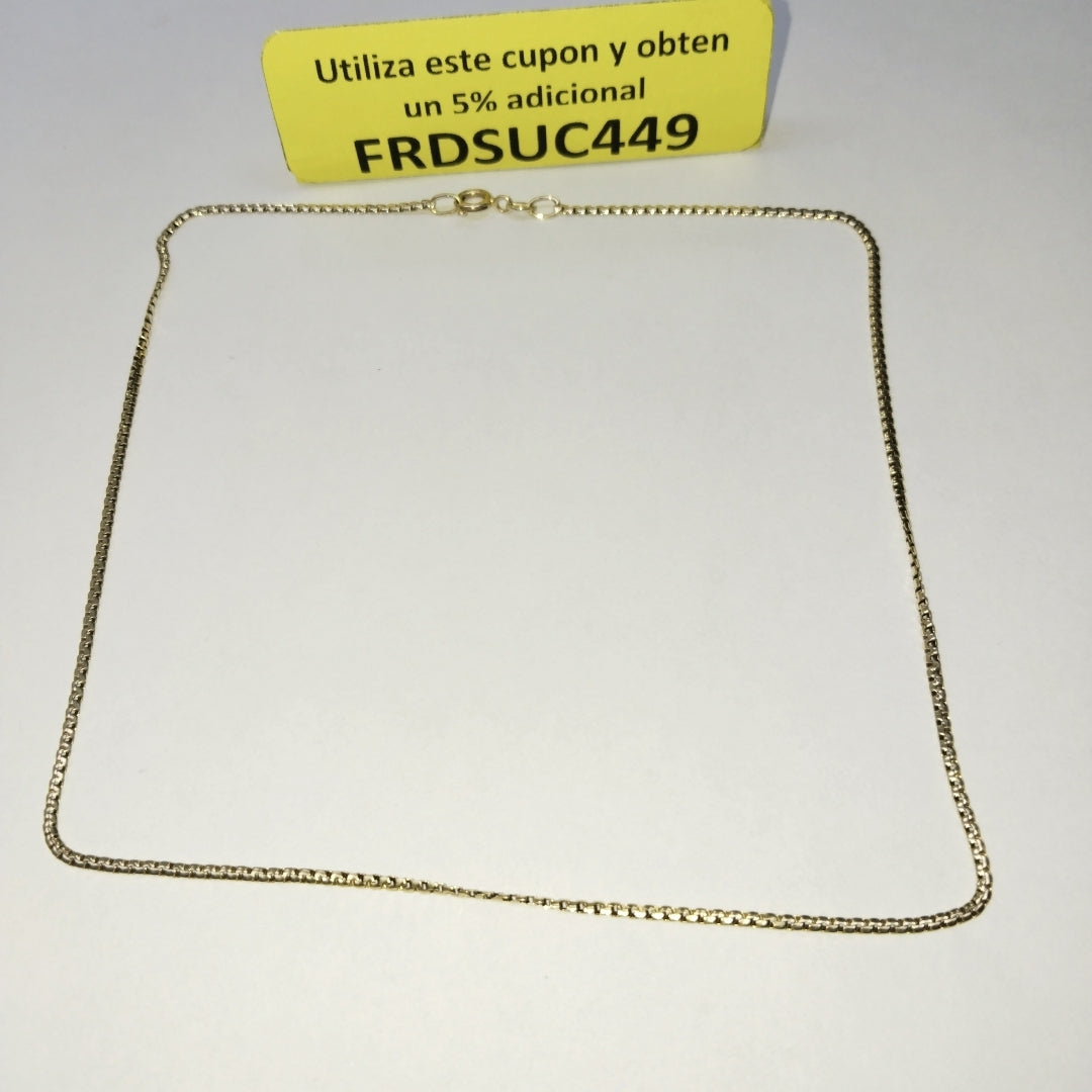 CADENA ORO 14 K 4.8 GRMS (SEMINUEVO)