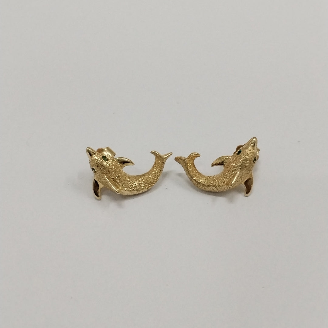 ARETES PAR ORO 14 K 3.6 GRMS (SEMINUEVO)
