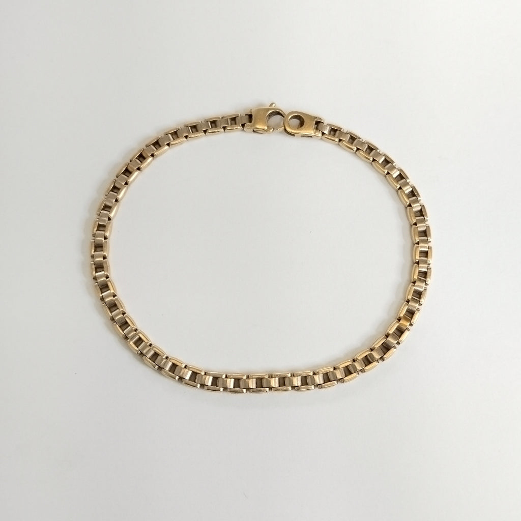 PULSERA ORO, ORO COMBINADO 14 K 13.3 GRMS (SEMINUEVO)