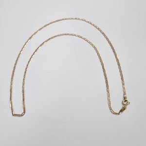 CADENA ORO, ORO COMBINADO 14 K 3.2 GRMS (SEMINUEVO)