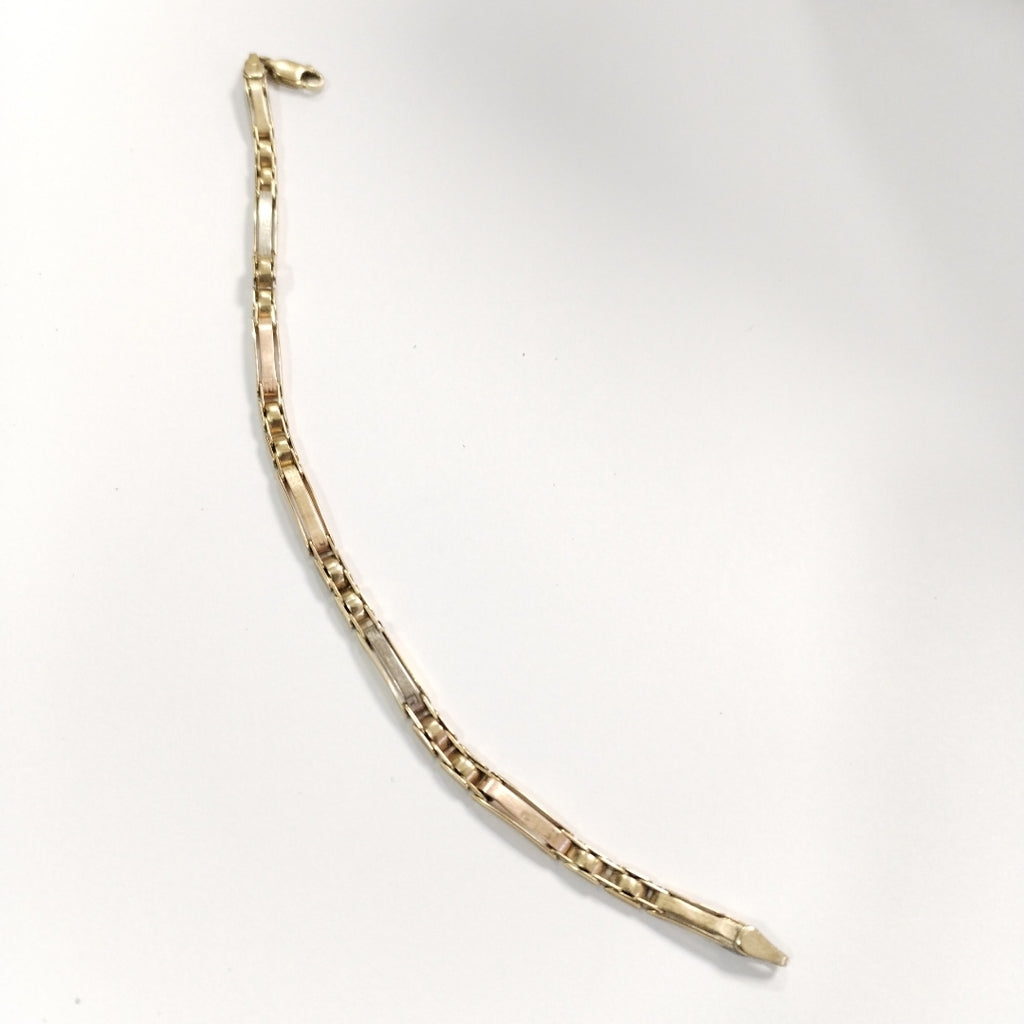 PULSERA ORO, ORO COMBINADO 10 K 6.7 GRMS (SEMINUEVO)