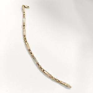PULSERA ORO, ORO COMBINADO 10 K 6.7 GRMS (SEMINUEVO)