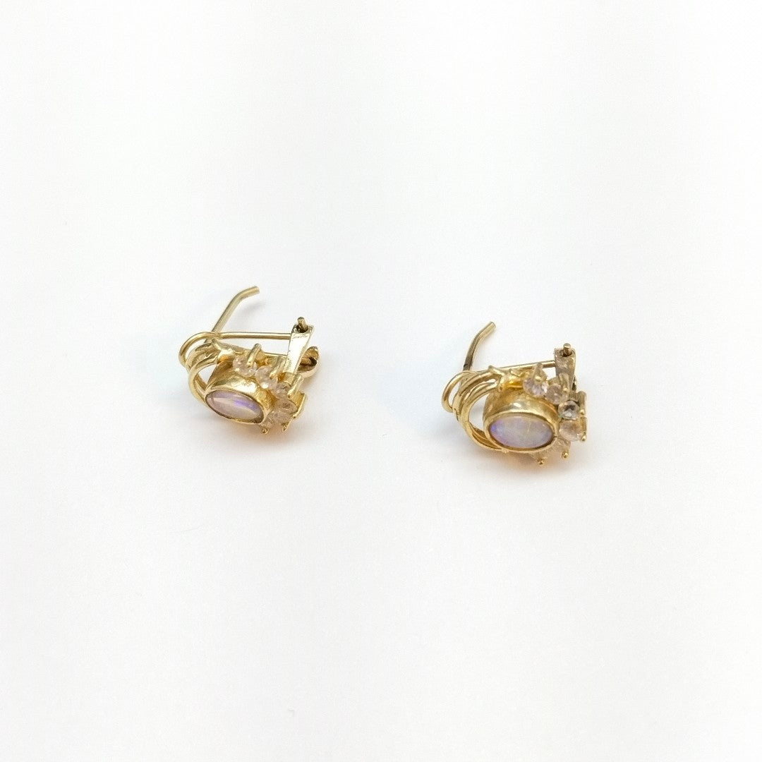 ARETES PAR ORO 14 K 3.8 GRMS (SEMINUEVO)