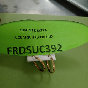 ARRACADAS PAR ORO 10 K 1.5 GRMS (SEMINUEVO)
