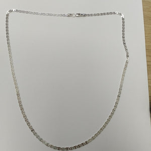 CADENA TEJIDO GUCHI PLATA .925 60 CM 9.7 GR (NUEVO)