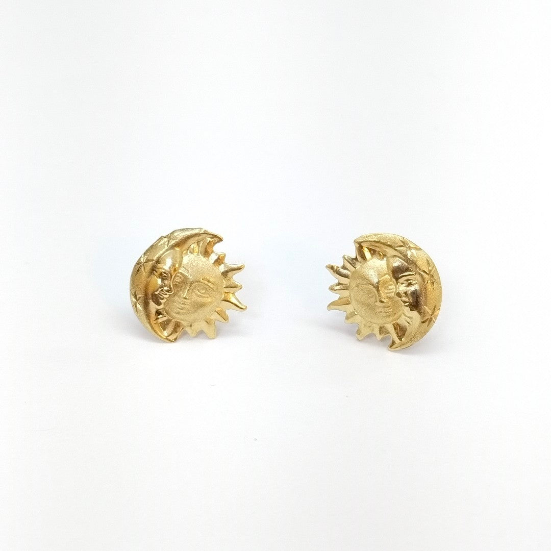 BROQUELES PAR ORO 14 K 1.1 GRMS (SEMINUEVO)