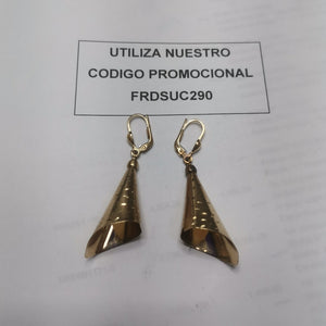 ARETES PAR ORO 14 K 3.7 GRMS (SEMINUEVO)