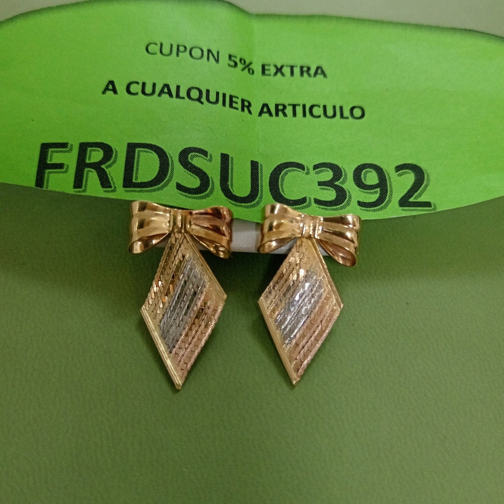 ARETES PAR ORO 10 K 3,10 GRMS (SEMINUEVO)