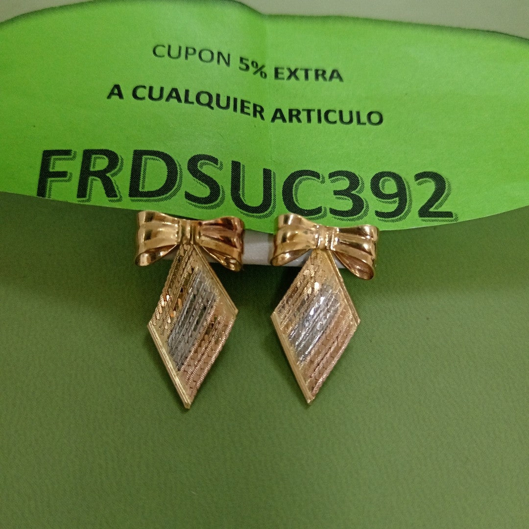 ARETES PAR ORO 10 K 3,10 GRMS (SEMINUEVO)