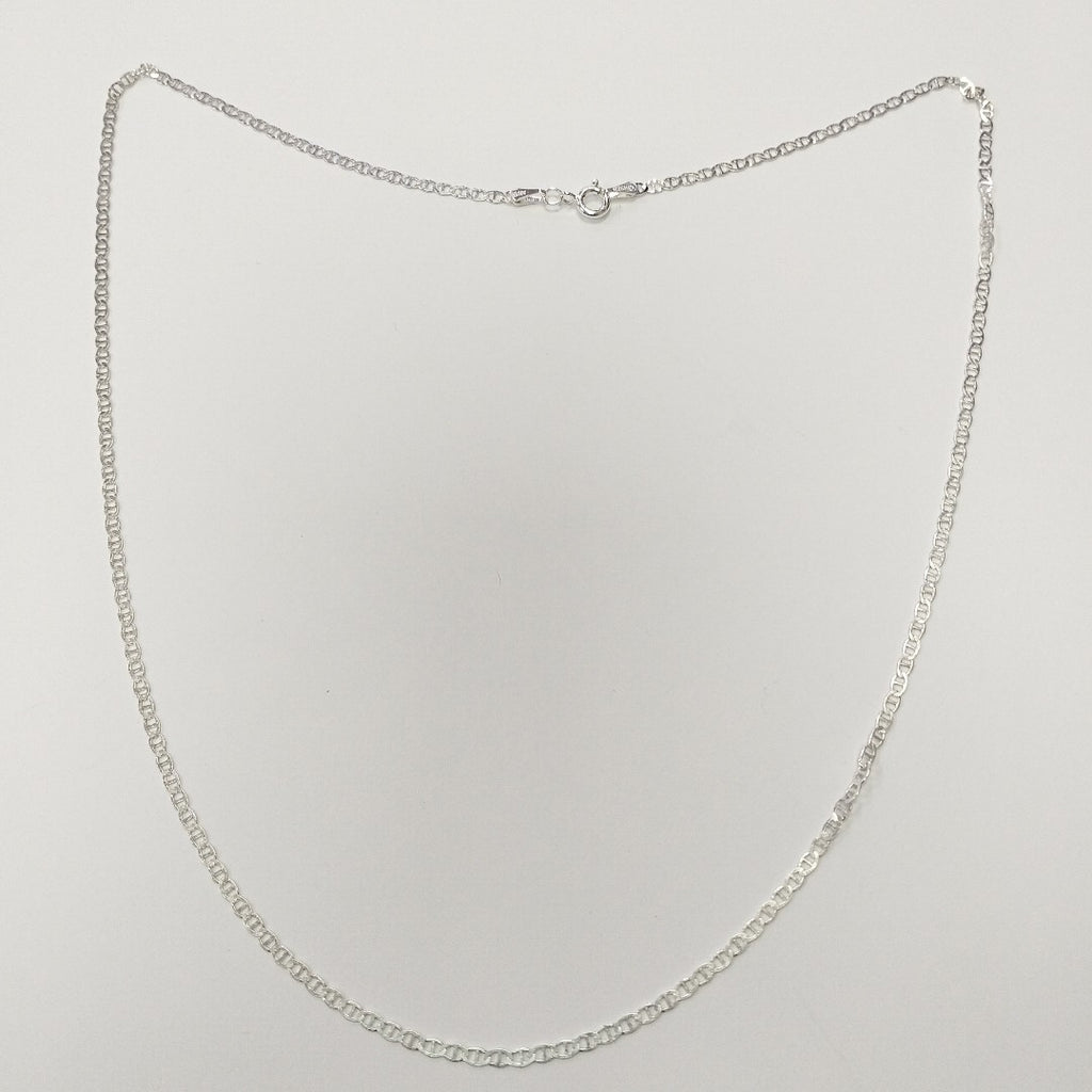 CADENA TEJIDO GUCHI PLATA .925 55 CM 3.6 GR (NUEVO)