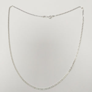 CADENA TEJIDO GUCHI PLATA .925 55 CM 3.6 GR (NUEVO)