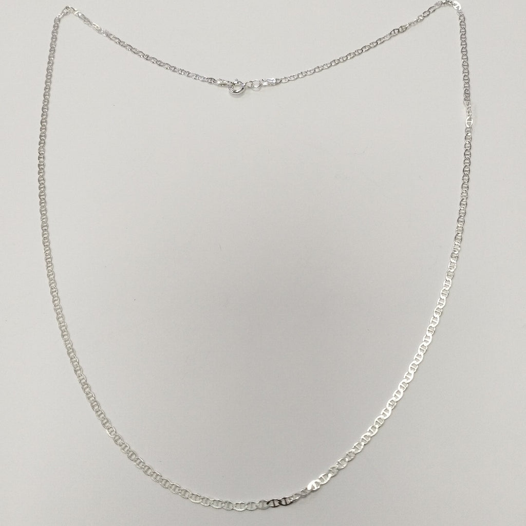 CADENA TEJIDO GUCHI PLATA .925 60 CM 3.8 GR (NUEVO)