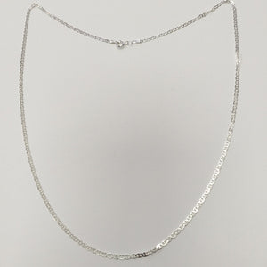 CADENA TEJIDO GUCHI PLATA .925 60 CM 3.8 GR (NUEVO)