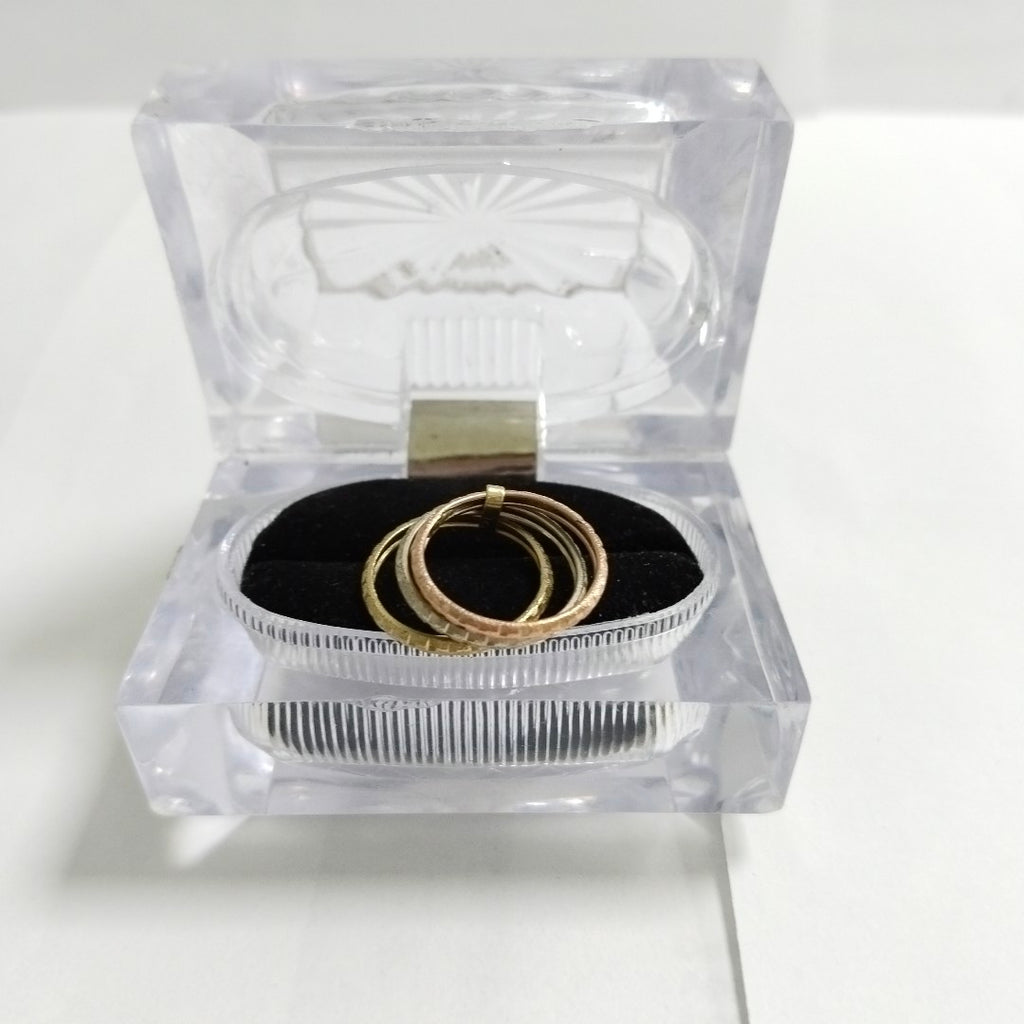 ARGOLLA ORO COMBINADO 14 K 2,20 GRMS (SEMINUEVO)