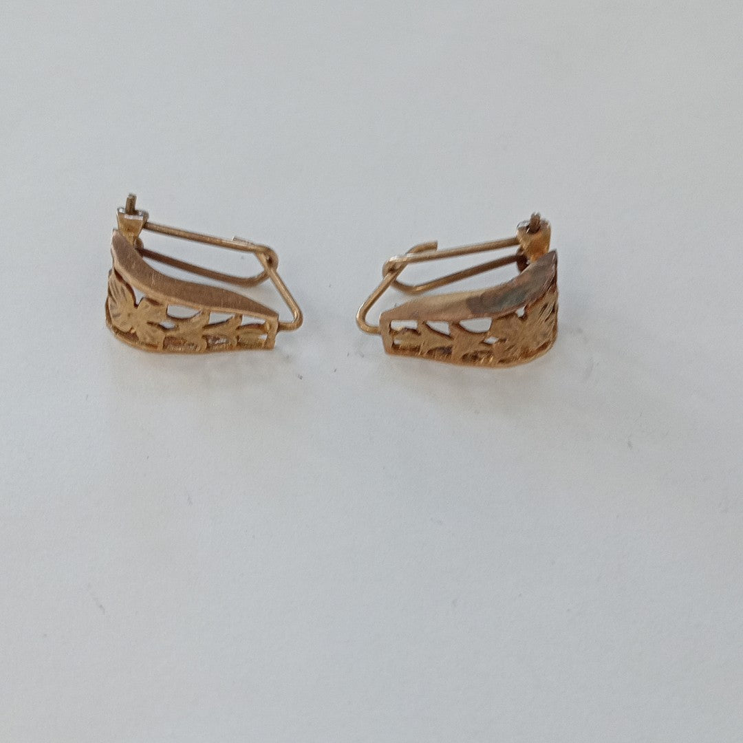 ARETES PAR ORO 8 K 2.9 GRMS (SEMINUEVO)