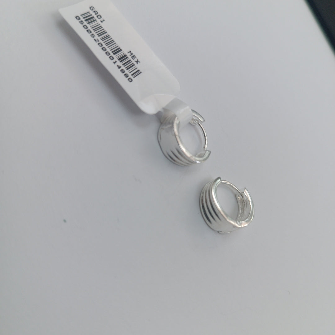 ARRACADAS PLATA .925 3 GR (NUEVO)