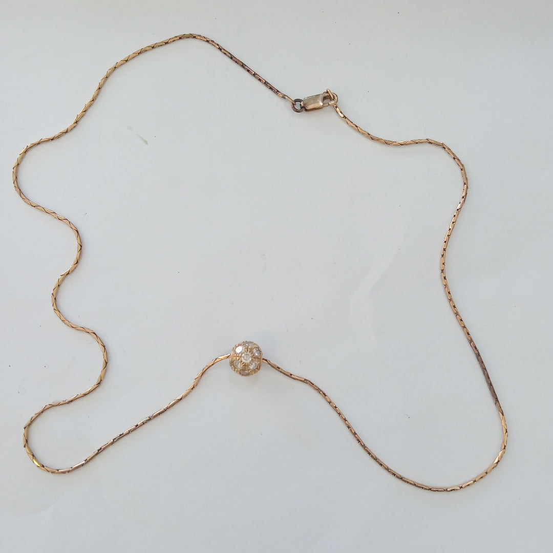 CADENA, DIJE ORO 10 K 8.6 GRMS (SEMINUEVO)