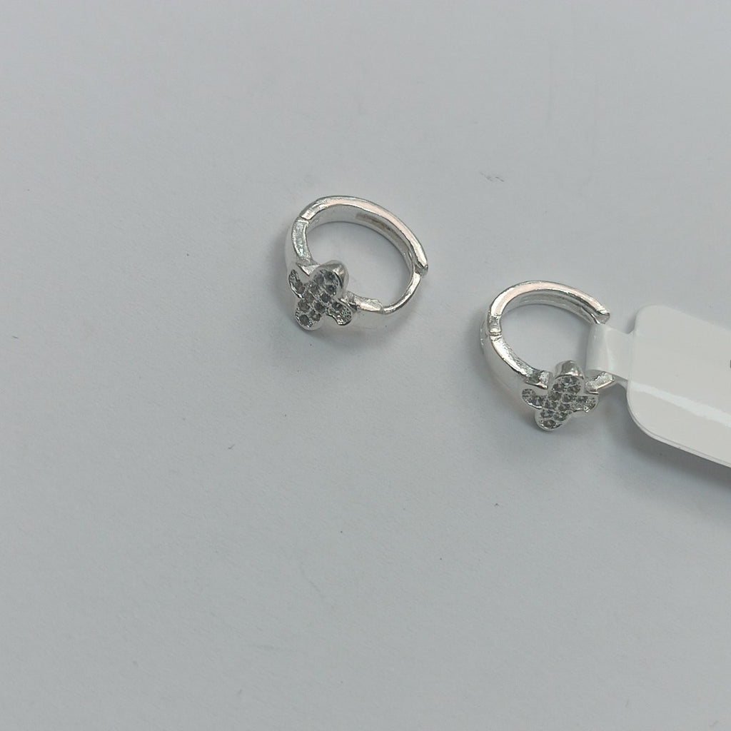ARRACADAS C/CIRCONIAS PLATA .925 1.9 GR (NUEVO)