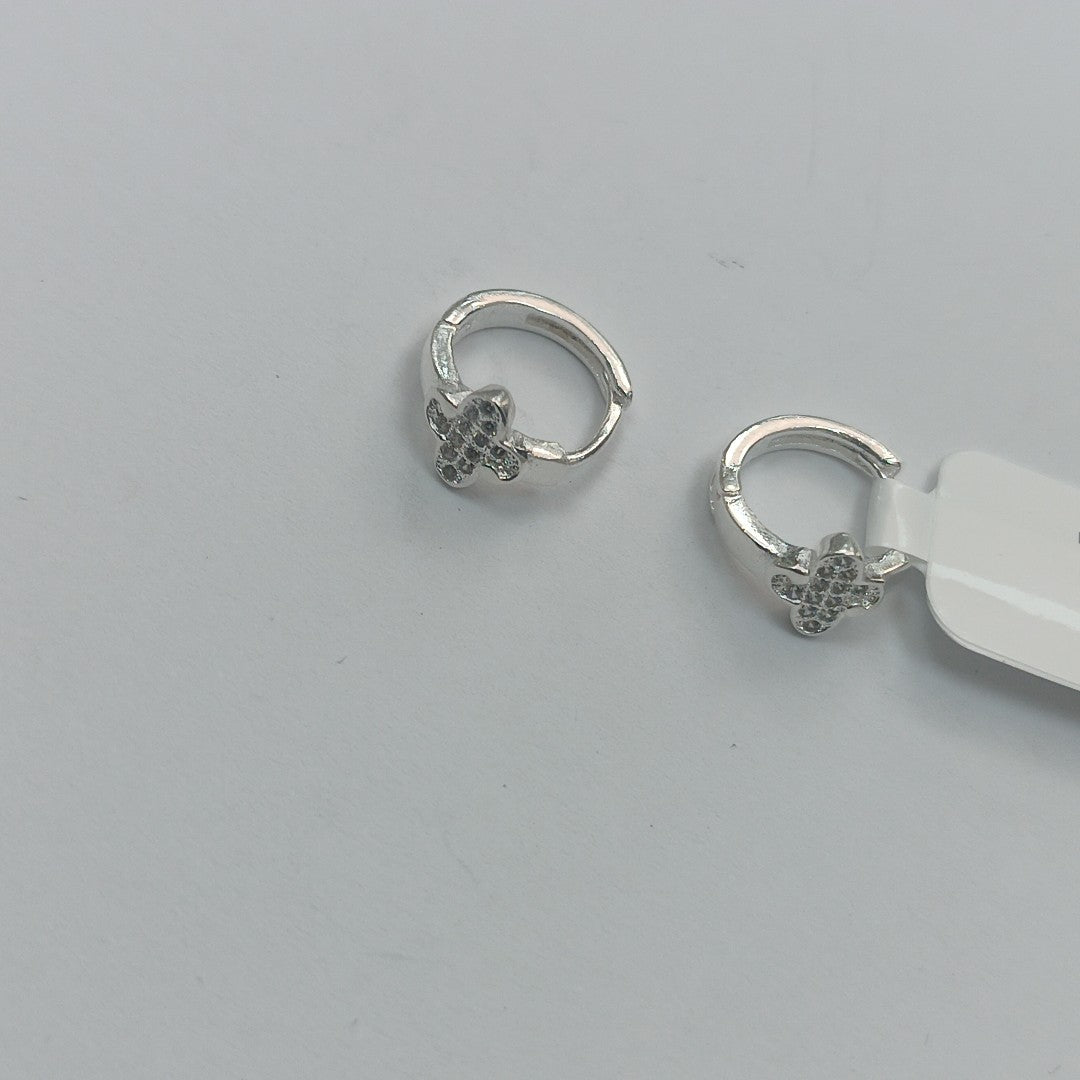 ARRACADAS C/CIRCONIAS PLATA .925 1.9 GR (NUEVO)