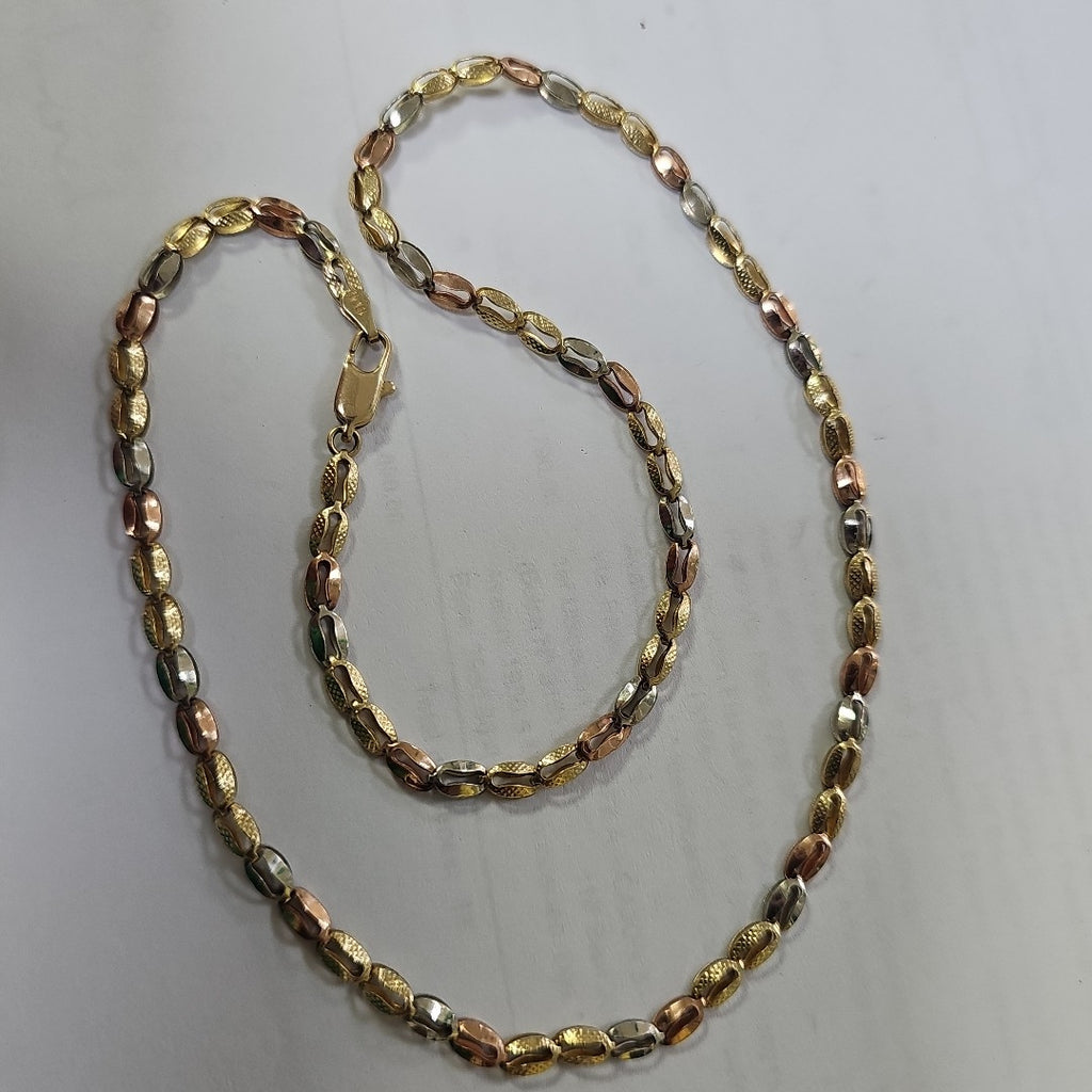 CADENA ORO, ORO COMBINADO 10 K 7.4 GRMS (SEMINUEVO)