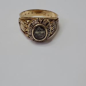 ANILLO DE GRADUACIÓN ORO 14 K 13,00 GRMS (SEMINUEVO)
