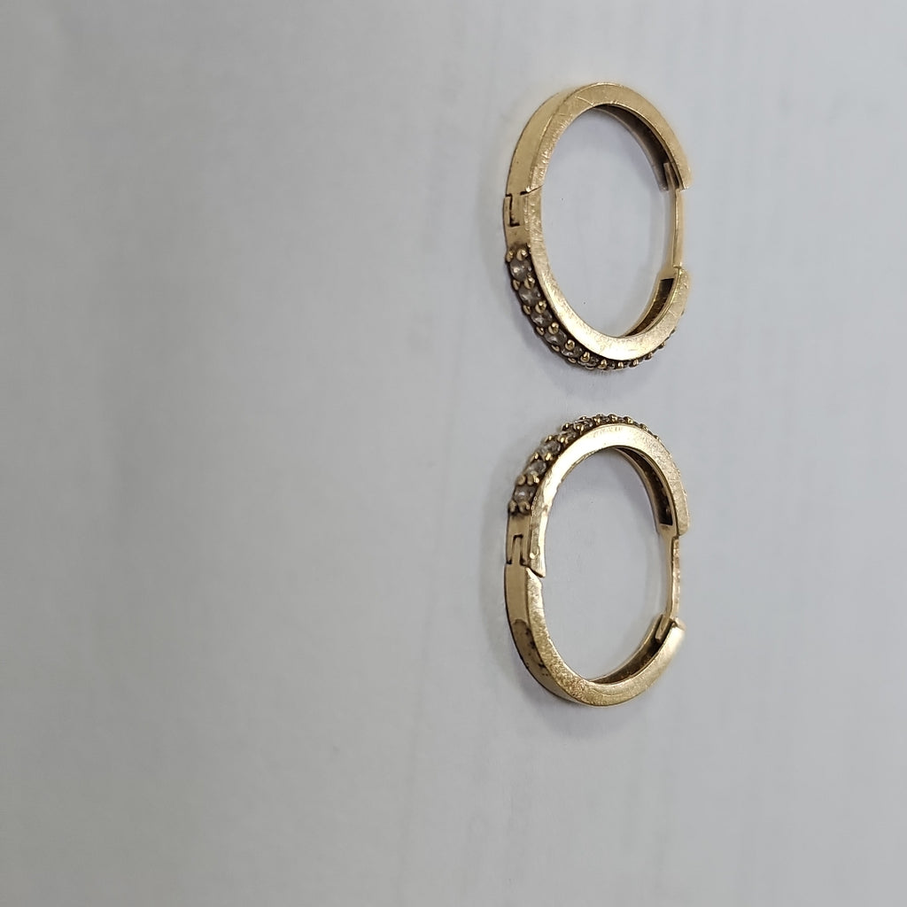 ARRACADAS PAR ORO 14 K 2.5 GRMS (SEMINUEVO)