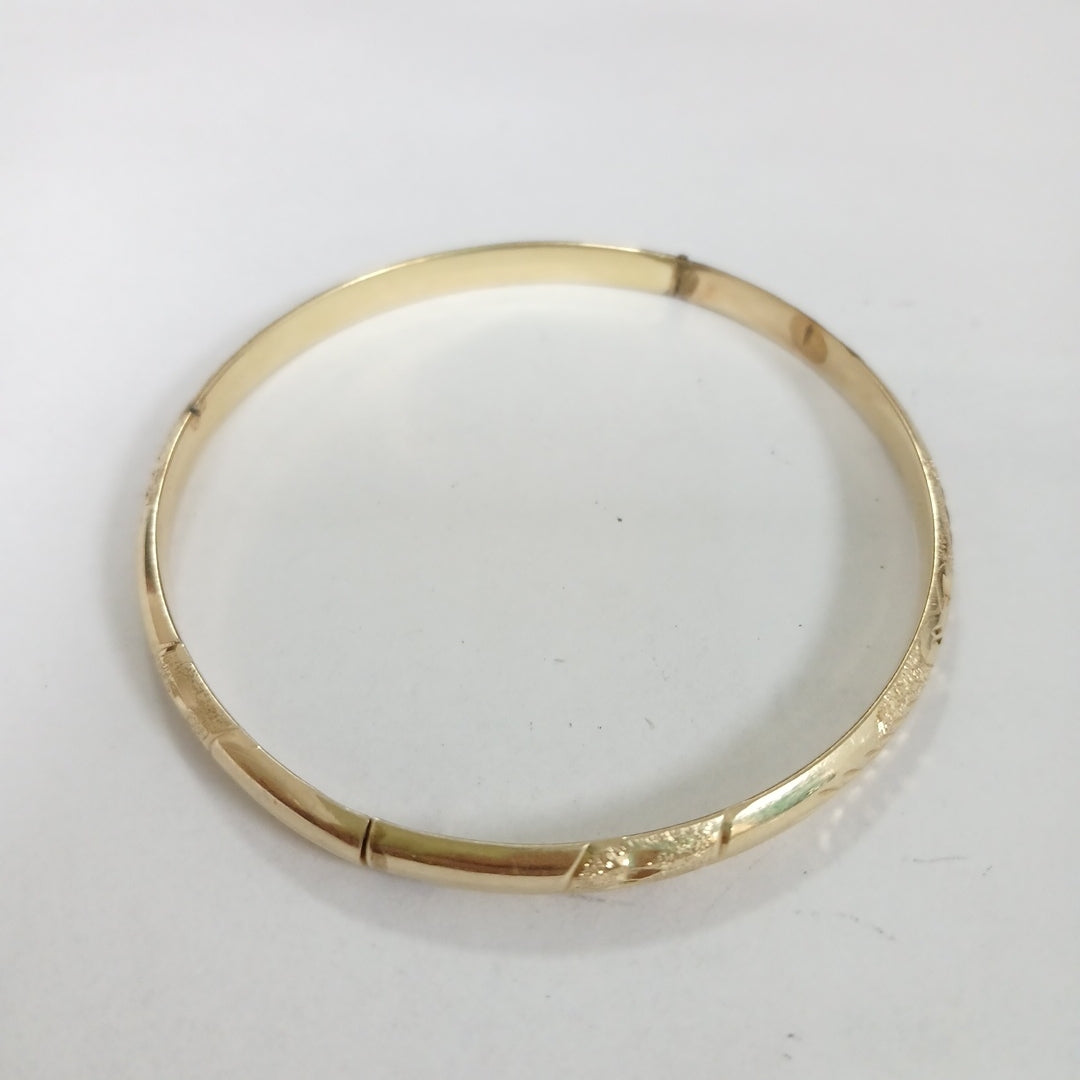 PULSERA RIGIDA ORO 14 K 6,20 GRMS (SEMINUEVO)