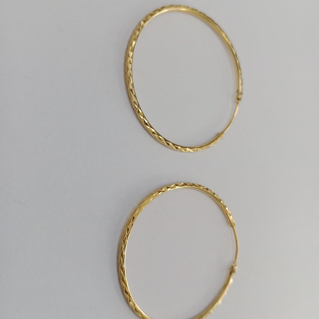 ARRACADAS PAR ORO 14 K 2.5 GRMS (SEMINUEVO)