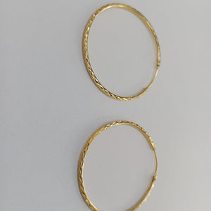 ARRACADAS PAR ORO 14 K 2.5 GRMS (SEMINUEVO)