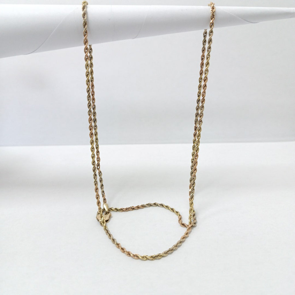 CADENA ORO, ORO COMBINADO 14 K 11.2 GRMS (SEMINUEVO)