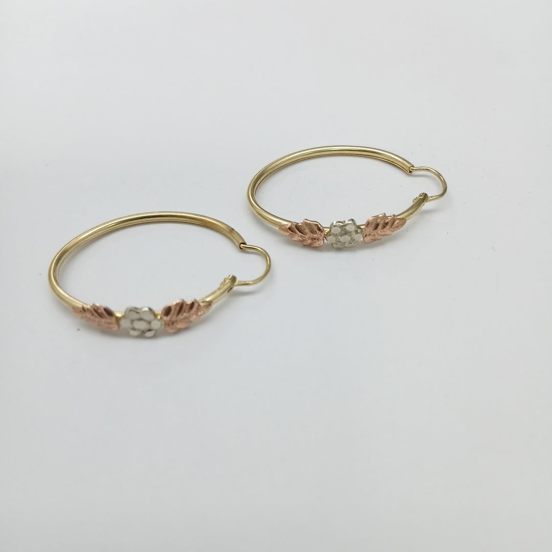 ARRACADAS PAR ORO 14 K 2,20 GRMS (SEMINUEVO)
