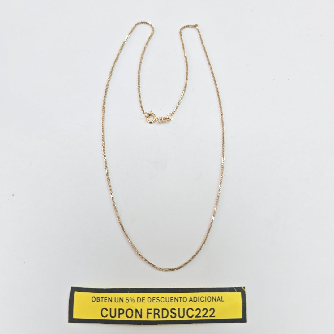 CADENA ORO 10 K 1.3 GRMS (SEMINUEVO)