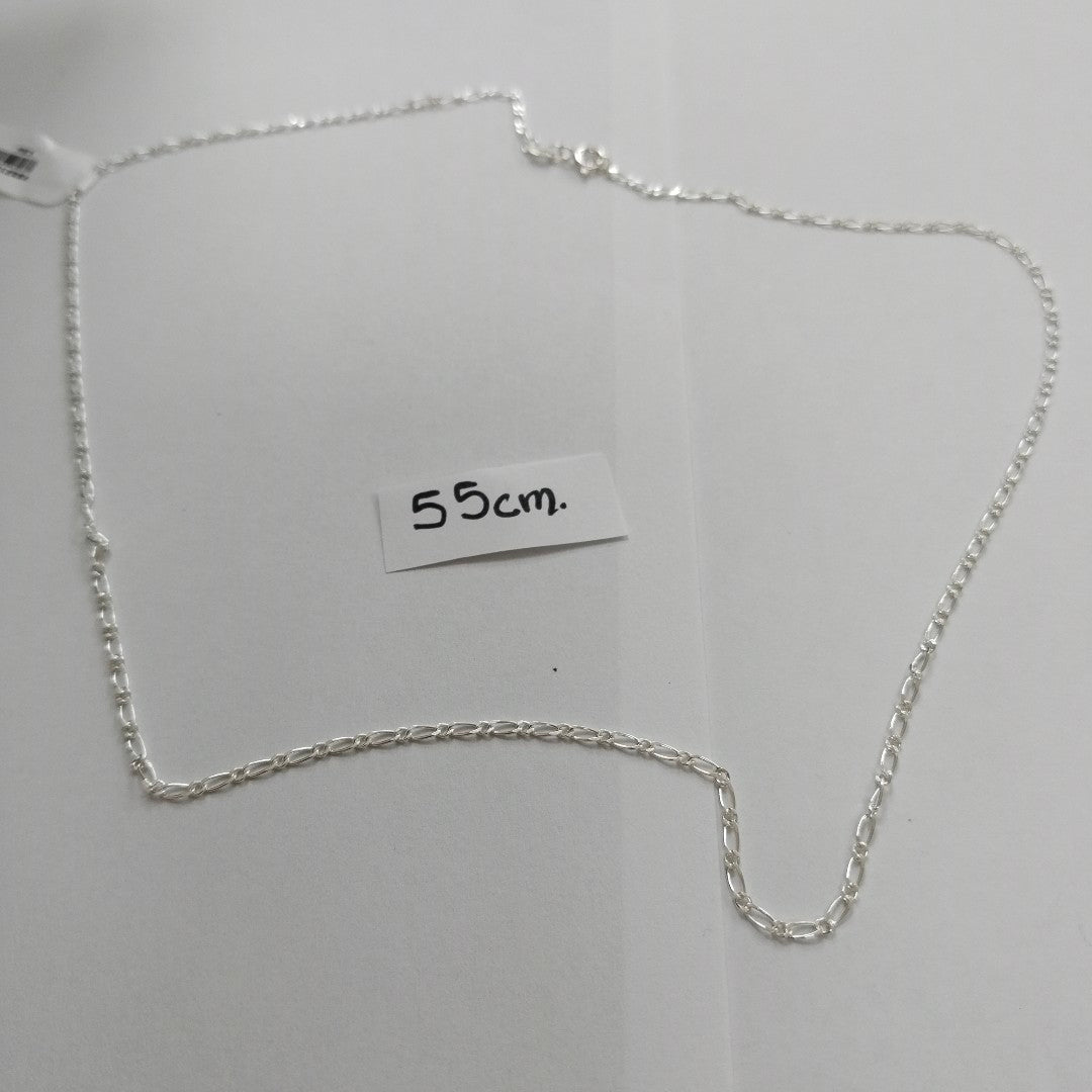 CADENA TEJIDO 1X1 PLATA .925 55 CM 3.3 GR (NUEVO)