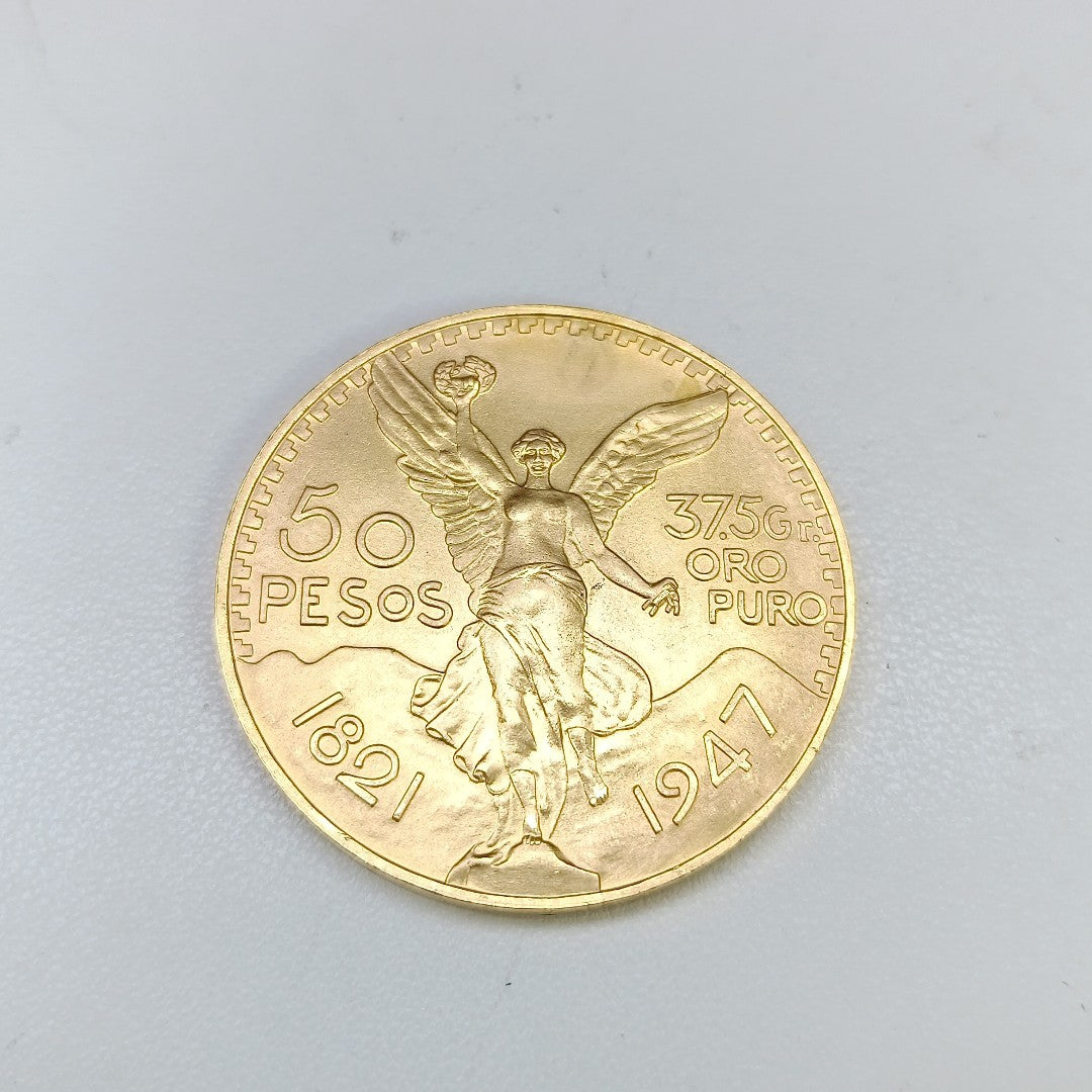 K1 41.6 GRMS 21 K IDENTIFICACIÓN MONEDA NOMINATIVA MONEDAS PESOS 50 PESOS (SEMINUEVO)