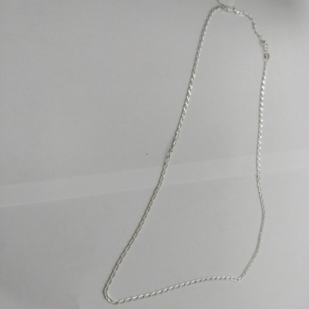 CADENA TEJIDO ESLABONES PLATA .925 55 CM 2.8 GR (NUEVO)