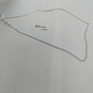 CADENA TEJIDO ESLABONES PLATA .925 50 CM 3.9 GR (NUEVO)