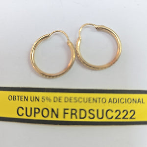ARRACADAS PAR ORO 10 K 1.6 GRMS (SEMINUEVO)