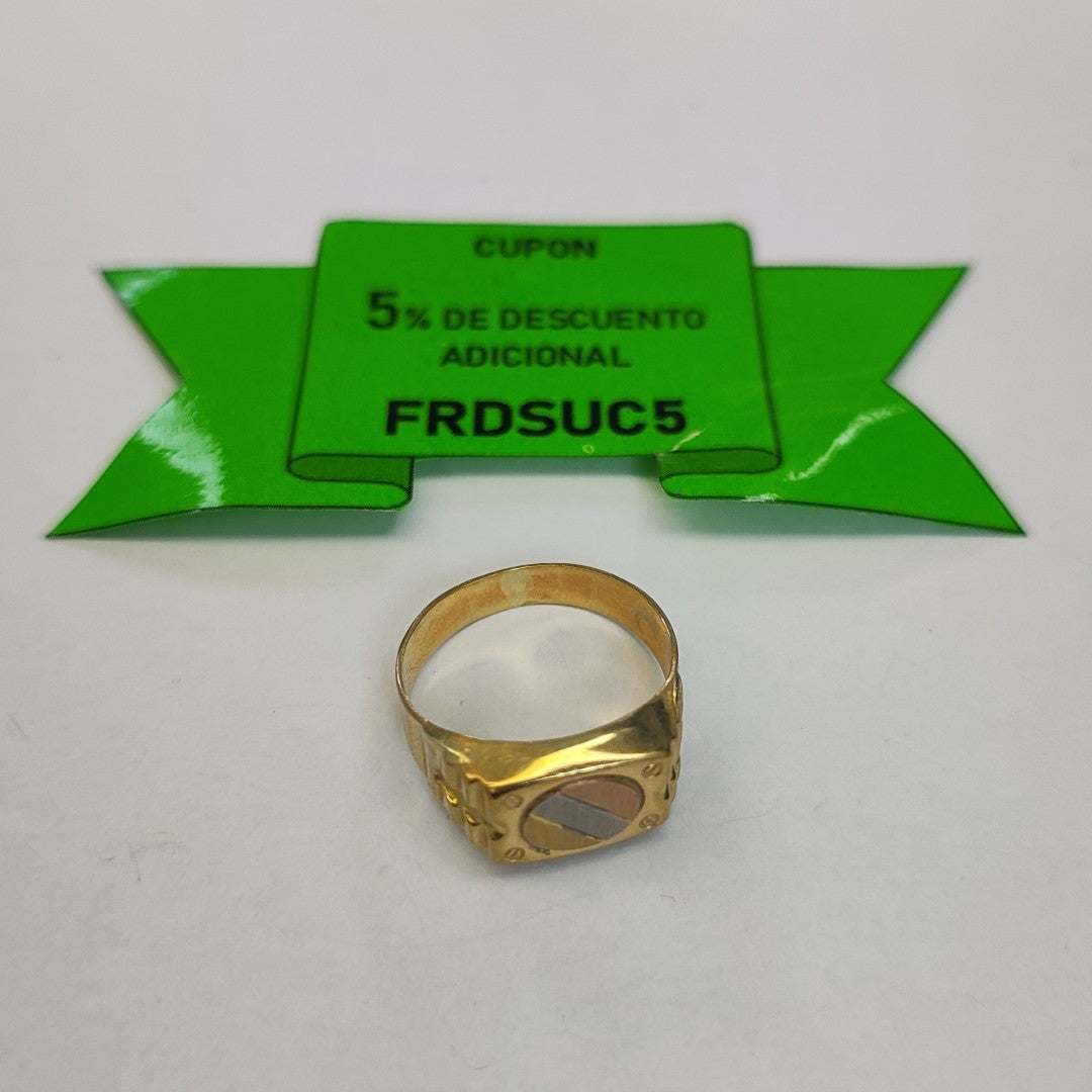 ANILLO ORO 10 K 4.6 GRMS (SEMINUEVO)