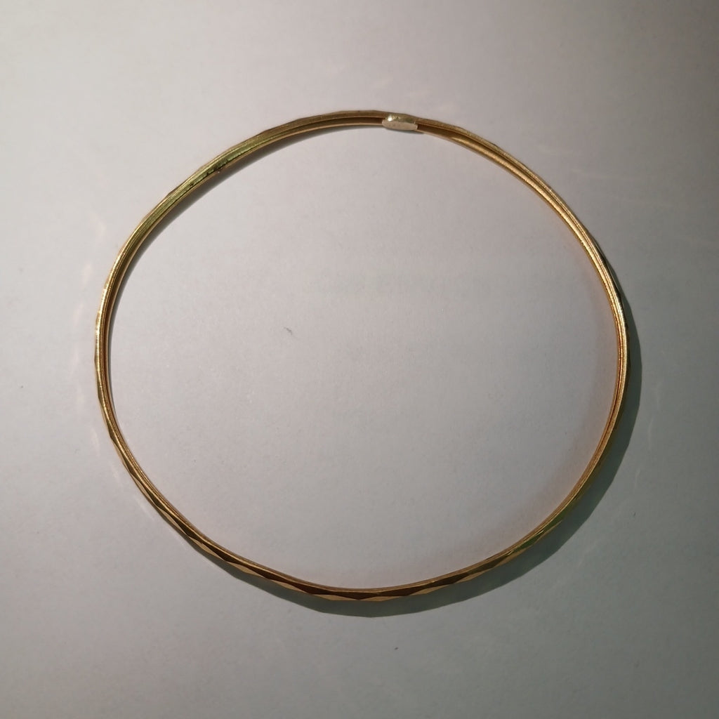PULSERA RIGIDA ORO 14 K 2.2 GRMS (SEMINUEVO)