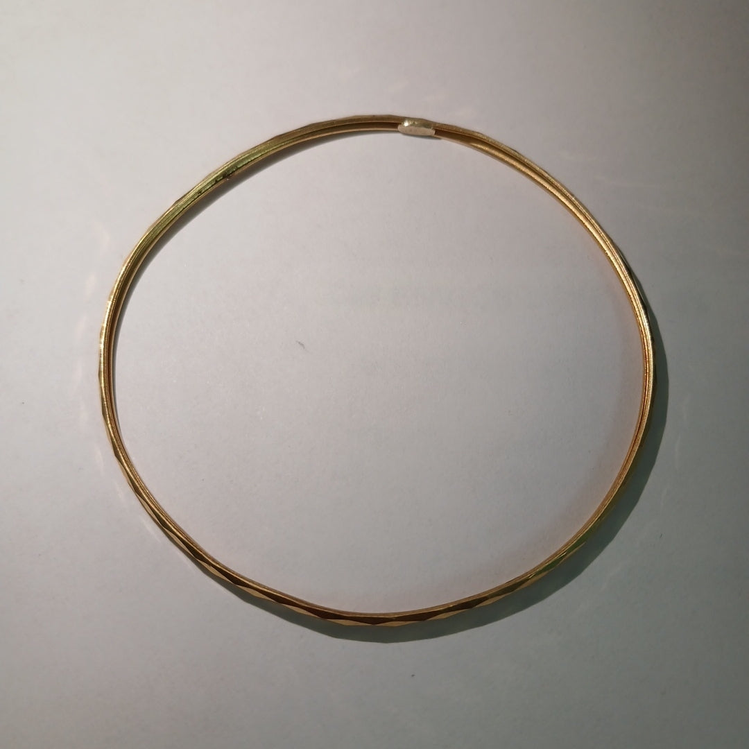 PULSERA RIGIDA ORO 14 K 2.2 GRMS (SEMINUEVO)