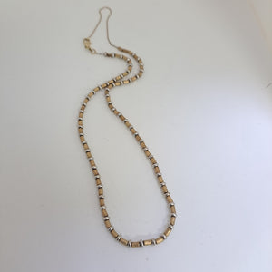 GARGANTILLA ORO, ORO BLANCO 10 K 10.1 GRMS (SEMINUEVO)
