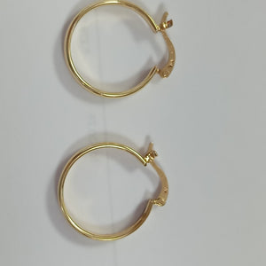 ARRACADAS PAR ORO 14 K 2.3 GRMS (SEMINUEVO)
