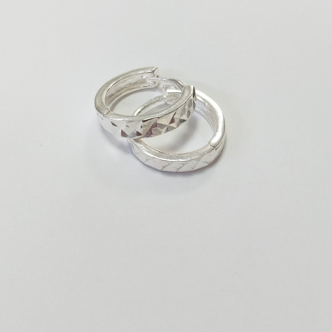 ARRACADAS LABRADAS PLATA .925 3.4 GR (NUEVO)