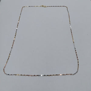 CADENA ORO, ORO COMBINADO 14 K 1 GRMS (SEMINUEVO)